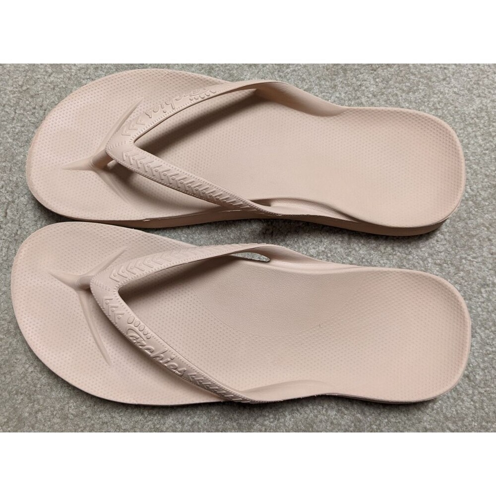 Men's Tan ARCHIES Arch Support Flip Flop Thongs Size 12